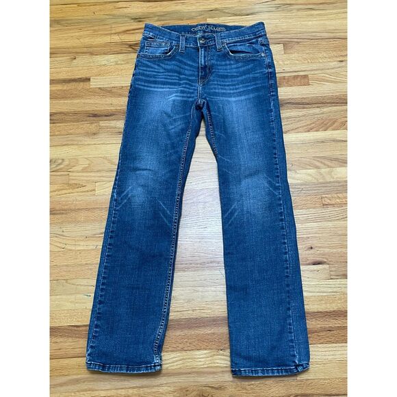 Cody James Women's Jeans Straight Denim 5-Pockets Faded Medium Wash 29x32 Blue - Picture 1 of 11